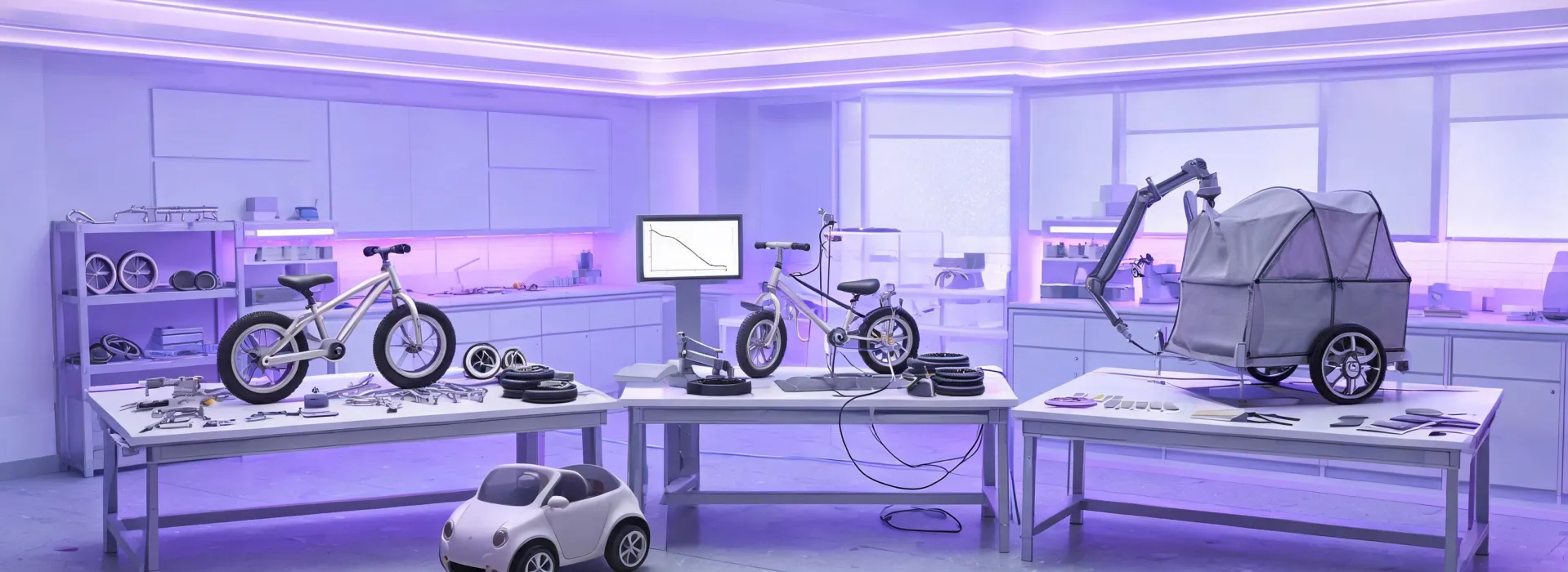 Schwinn ride-on innovation lab prototype wall